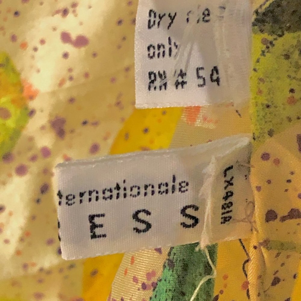 Express Vintage Silk Fruit Scarf - Picture 10 of 10